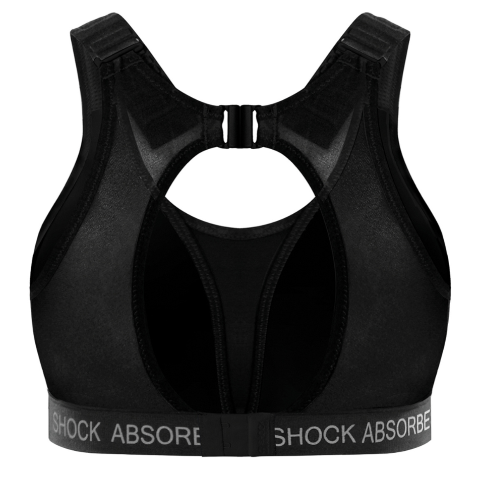 Shock Absorber Ultimate Run Bra Padded in Black/Silver