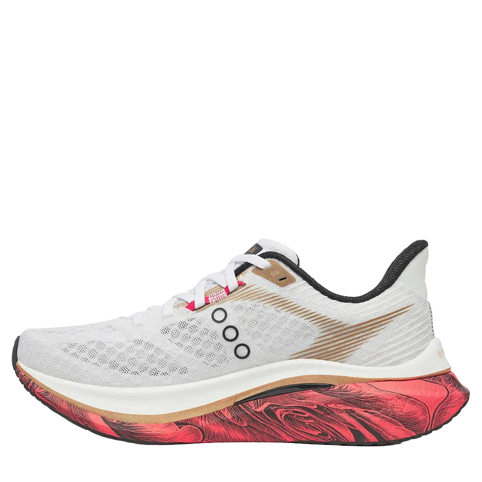 Saucony Women's London Endorphin Speed 5 Running Shoes in White/Black SS26