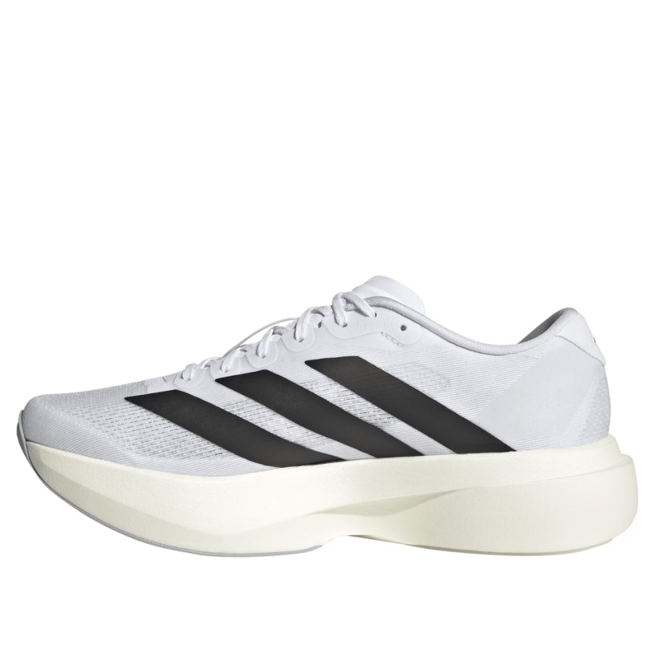 adidas Men's Adizero Evo SL Running Shoes in Cloud White/Core Black/Cloud White AW25