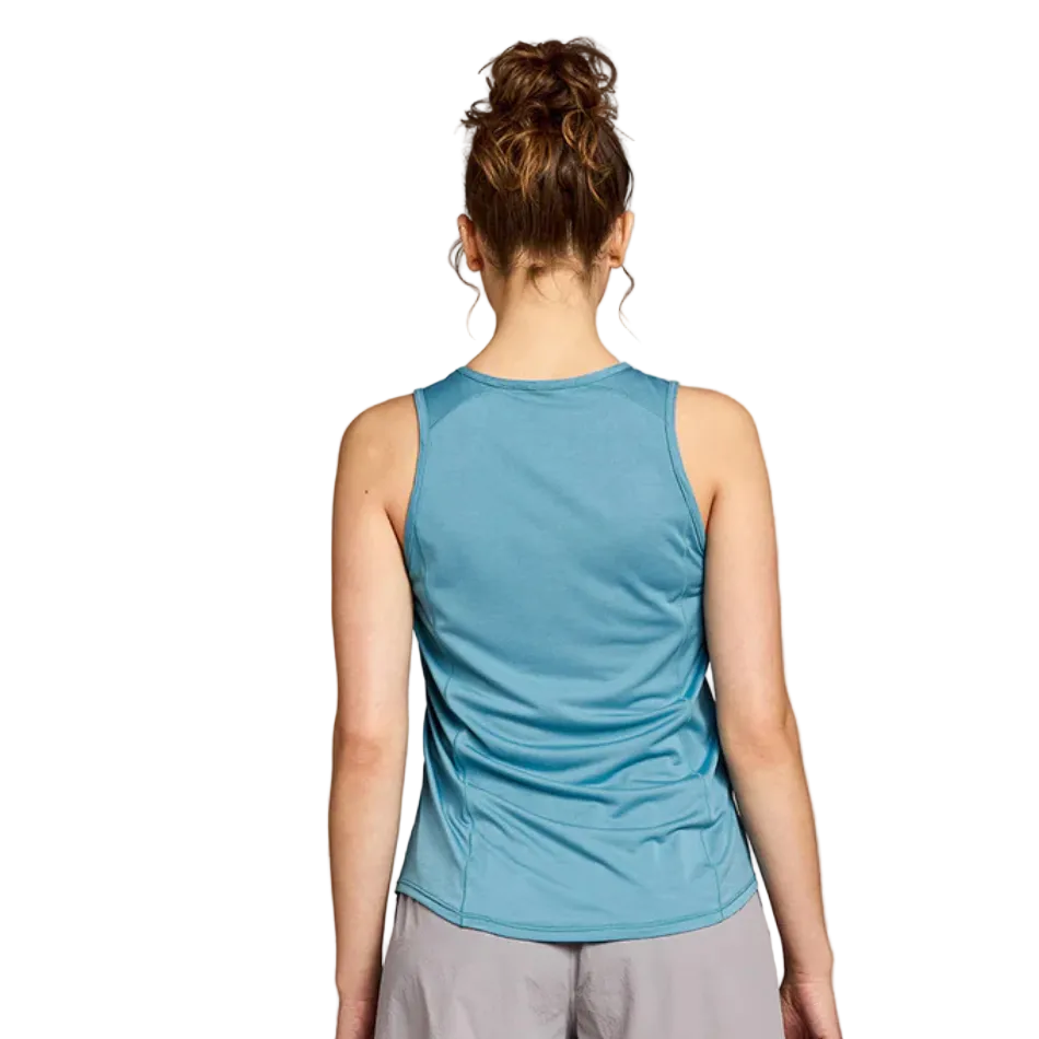 Janji Women's Run All Day Tank in Cerulean SS26