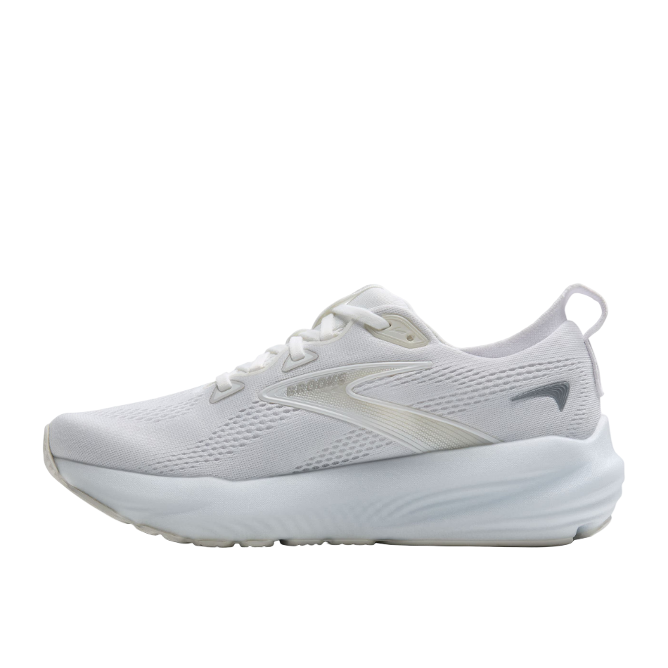 Brooks Women's Glycerin 22 Running Shoes in White/White/Grey AW25