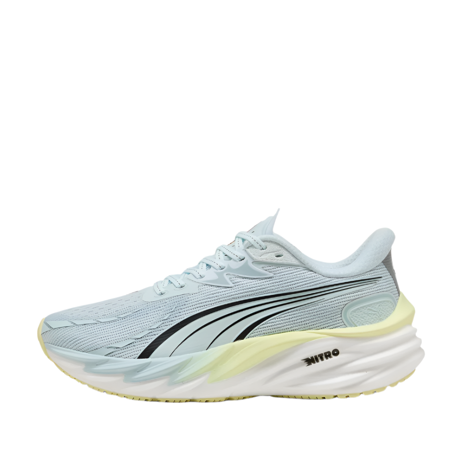PUMA Women's Velocity NITRO 4 Running Shoes in Sea Glass/Gold Moon AW25