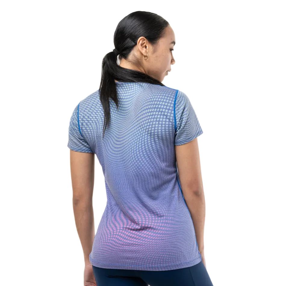 Ronhill Women's Tech Golden Hour Tee in Classic Blue Refraction SS26