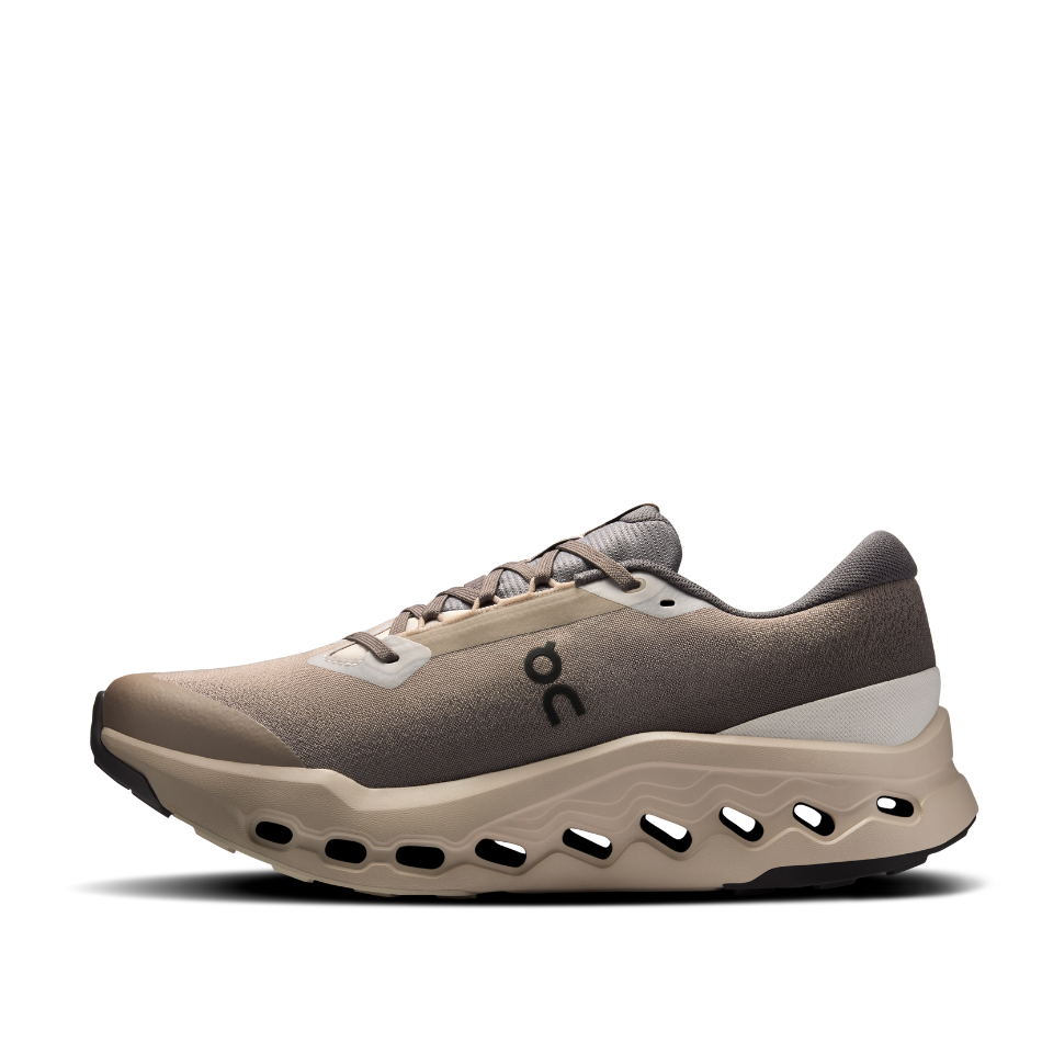 On Men's Cloudsurfer Trail 2 Waterproof Running Shoes in Cinder/Desert AW25