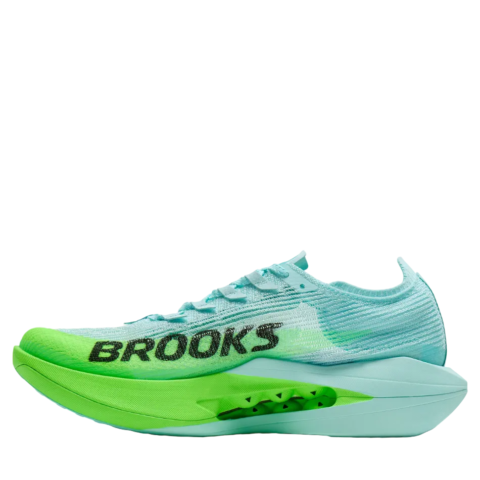 Brooks Unisex Hyperion Elite 5 Running Shoes in Limpet/Black/Green Gecko SS26