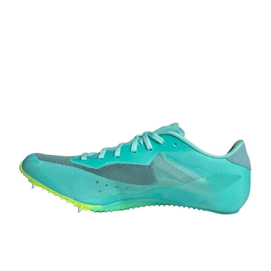 adidas Unisex Sprintstar Track Spikes in Flash Aqua/Cloud White/Lucid Lemon AW25