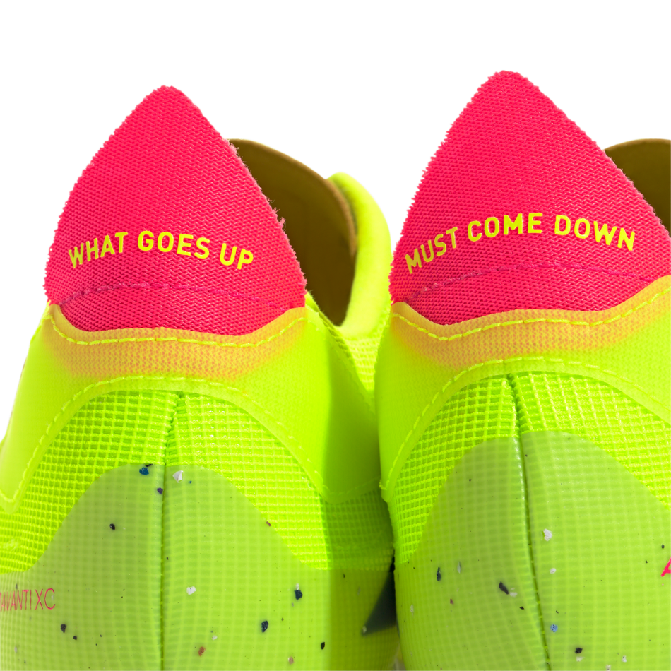 adidas Adizero Avanti XC Running Spikes in Lucid Lemon/Black AW25