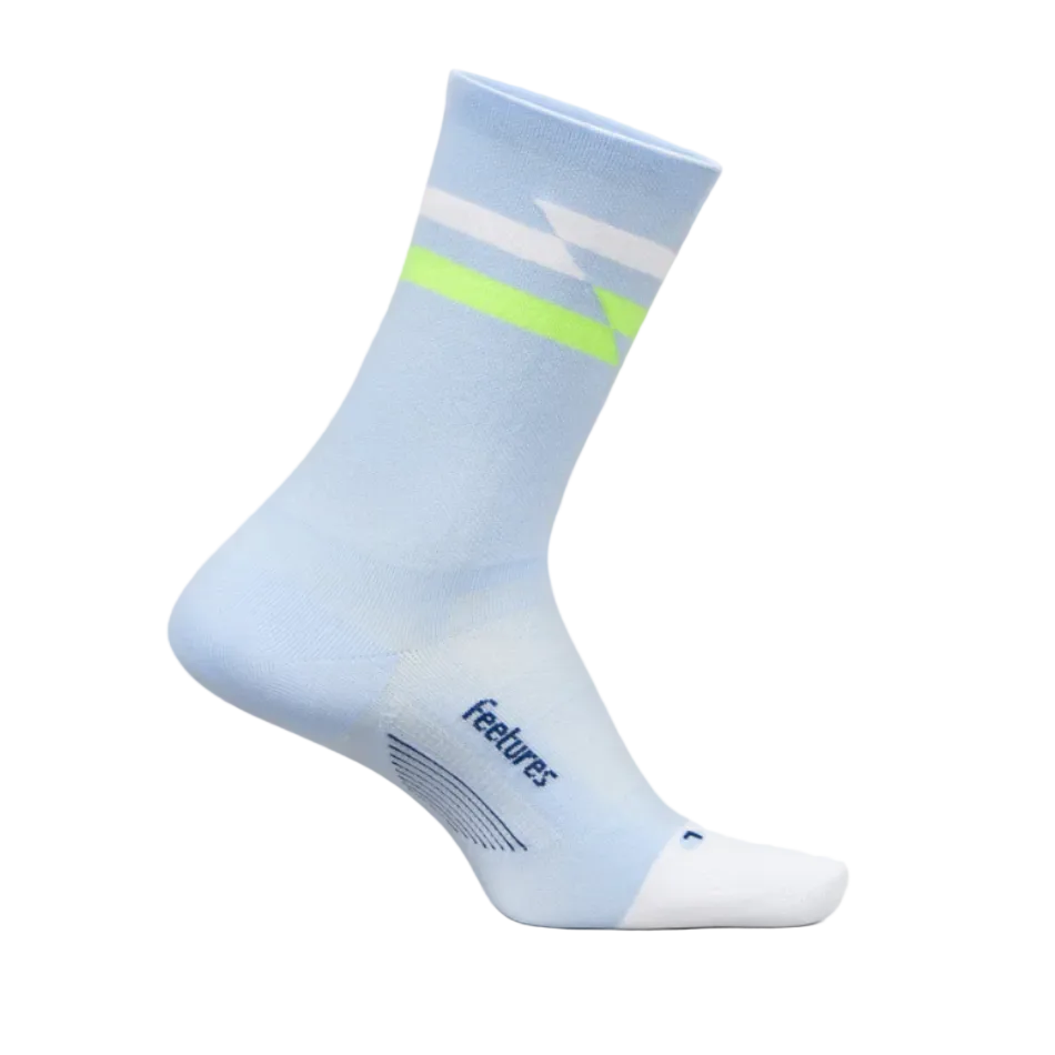 Feetures Unisex Elite Ultra Light Mini Crew Socks in Day Track SS26