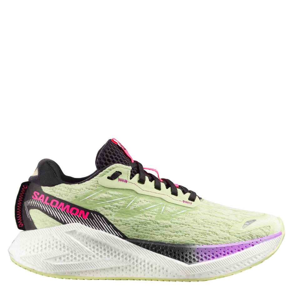 Salomon Women's Aero Glide 4 Running Shoes in Butterfly/White/Black SS26