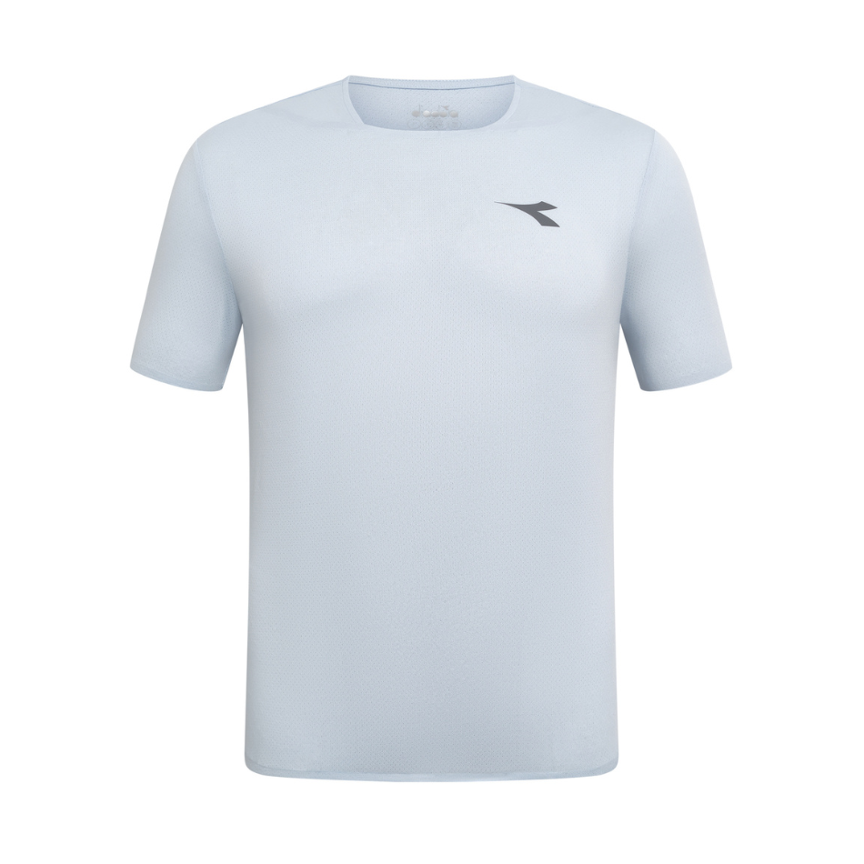 Diadora Men's Short Sleeve T-shirt Super Light Fibrazero in Skyride SS26