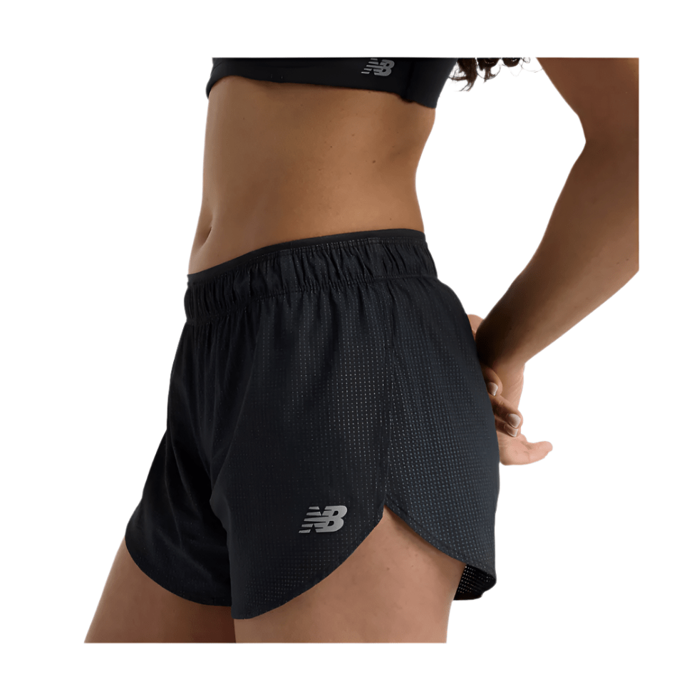 New Balance Clothing New Balance Women's RC Ultralight 3" Split Short in Black SS25 - Up and Running