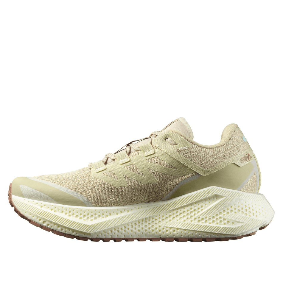 Salomon Shoes Salomon Men's Aeroglide 3 GRVL Running Shoes in Green Haze/Vanilla Ice/Russet SS25 - Up and Running