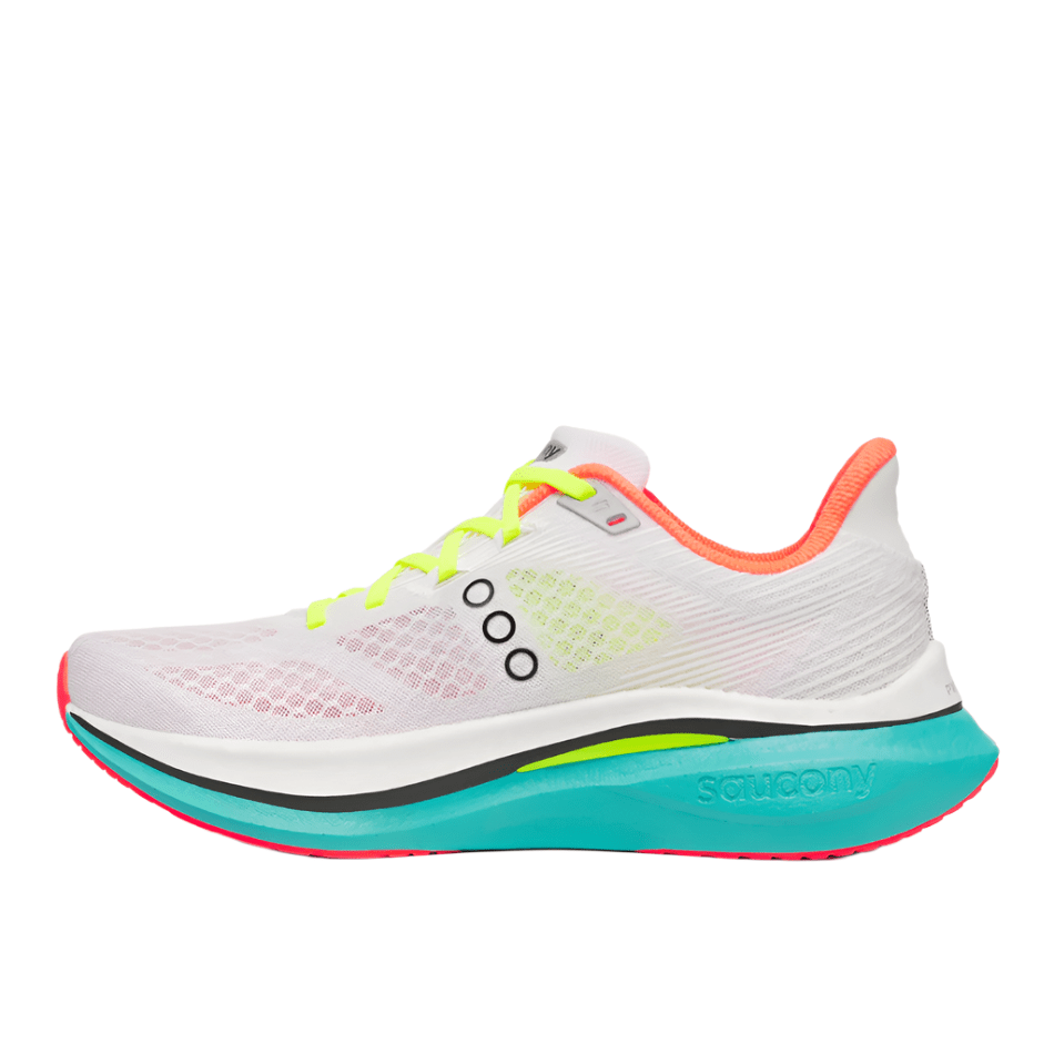 Saucony Shoes Saucony Men's Endorphin Speed 5 Running Shoes in White/Mutant AW25 - Up and Running