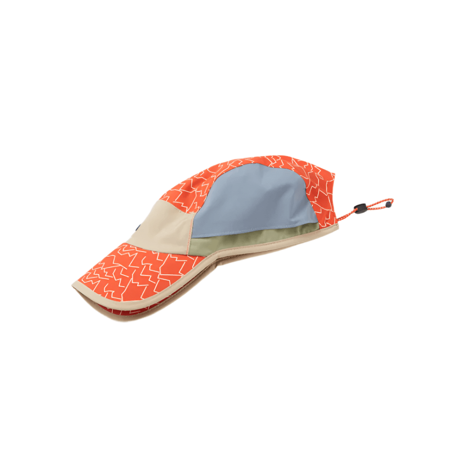 Sealskinz Accessories Sealskinz Poringland Waterproof Foldable Peak Printed Hiking Cap in Orange - Up and Running