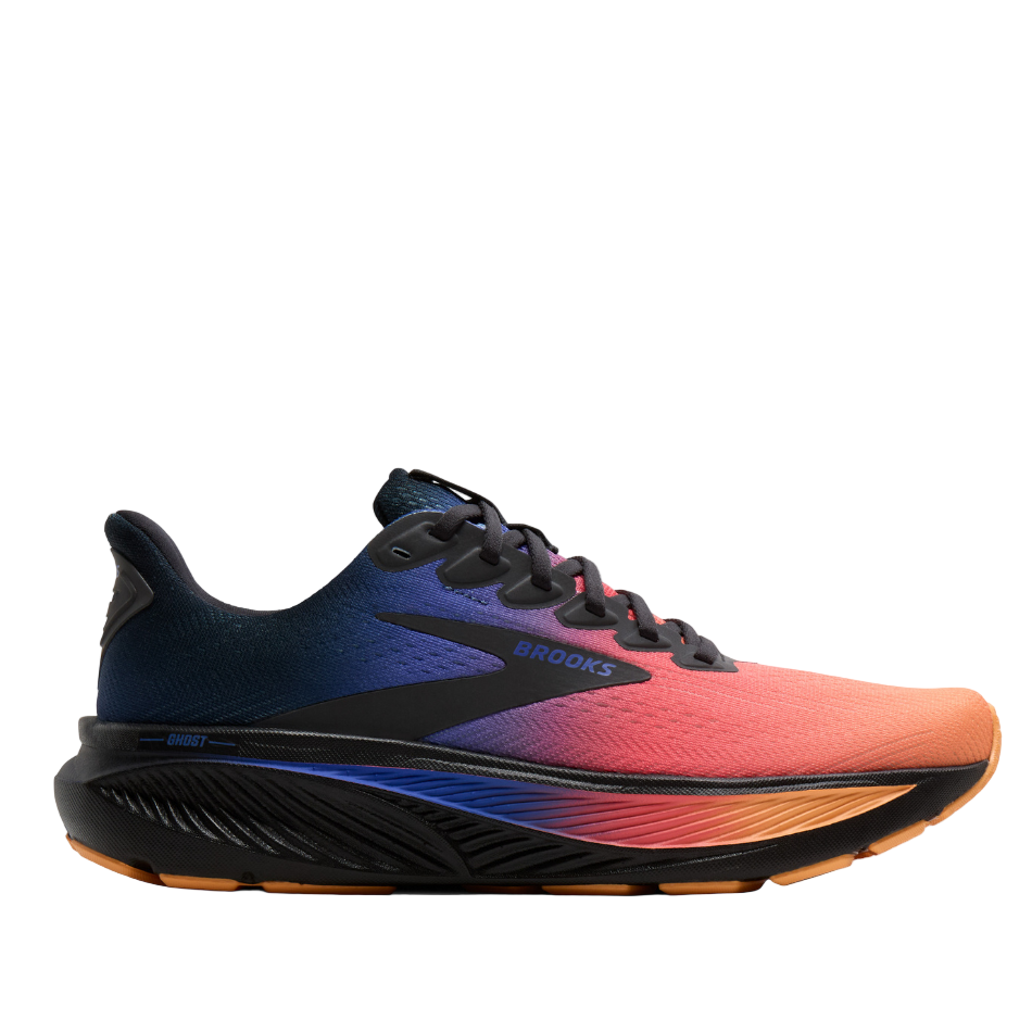 Brooks Men's Ghost 17 Running Shoes in Night/Blue/Papaya SS26