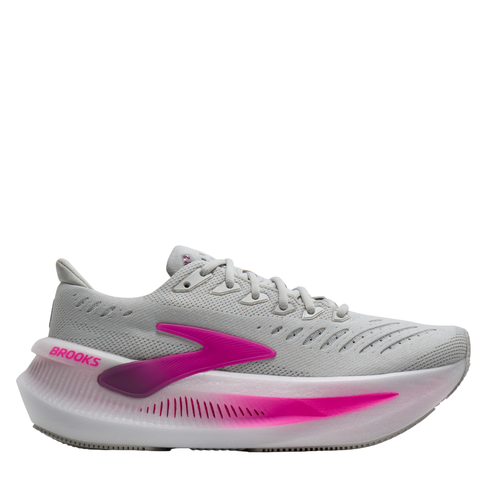 Brooks Women's Glycerin Max 2 Running Shoes in Oyster/Argyle/Cyber Pink SS26