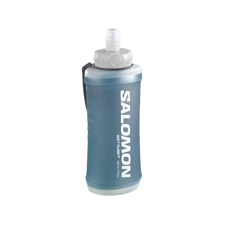 Salomon Unisex Active Handheld Water Bottle in Black/Slate Grey