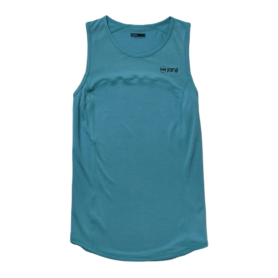Janji Women's Run All Day Tank in Cerulean SS26