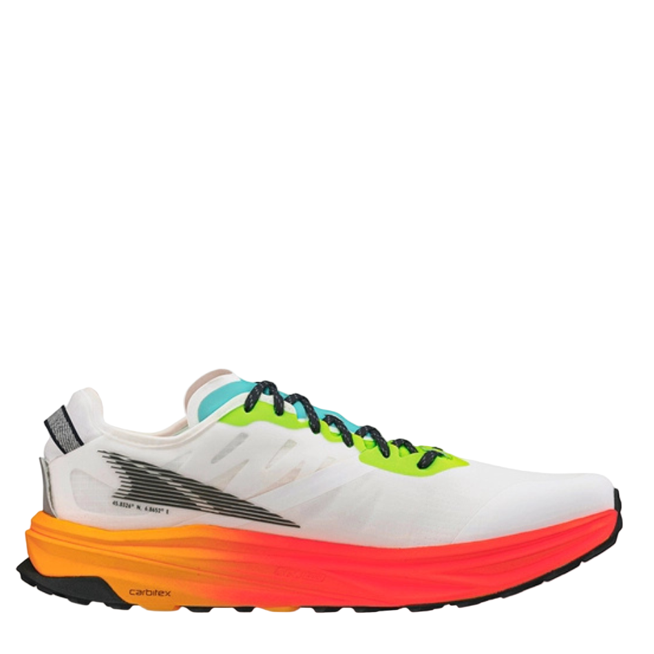 Altra Men's Mont Blanc Carbon Trail Running Shoes in White/Orange AW25
