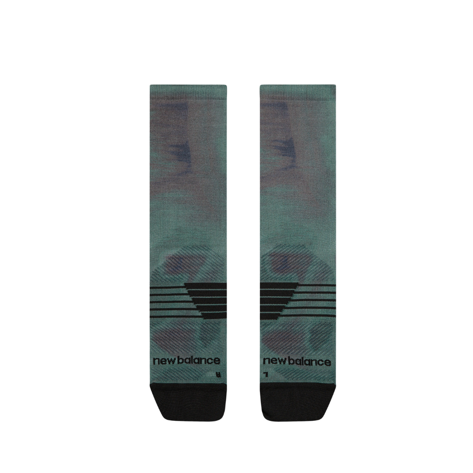 New Balance Unisex Pro Run Sock in Dark Alpine/Green Heather AW25