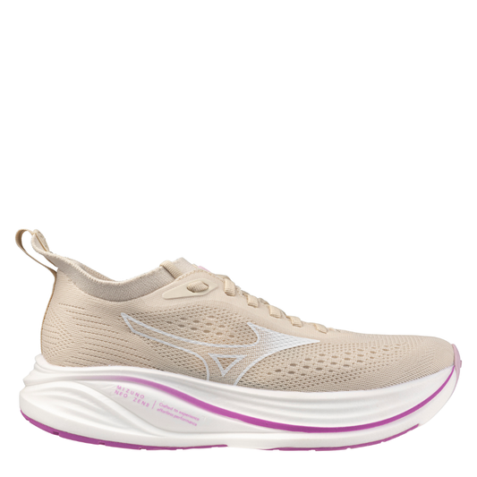 Mizuno Women's Neo Zen 2 Running Shoes in Summer Sand/White/Cattleya Orchid SS26