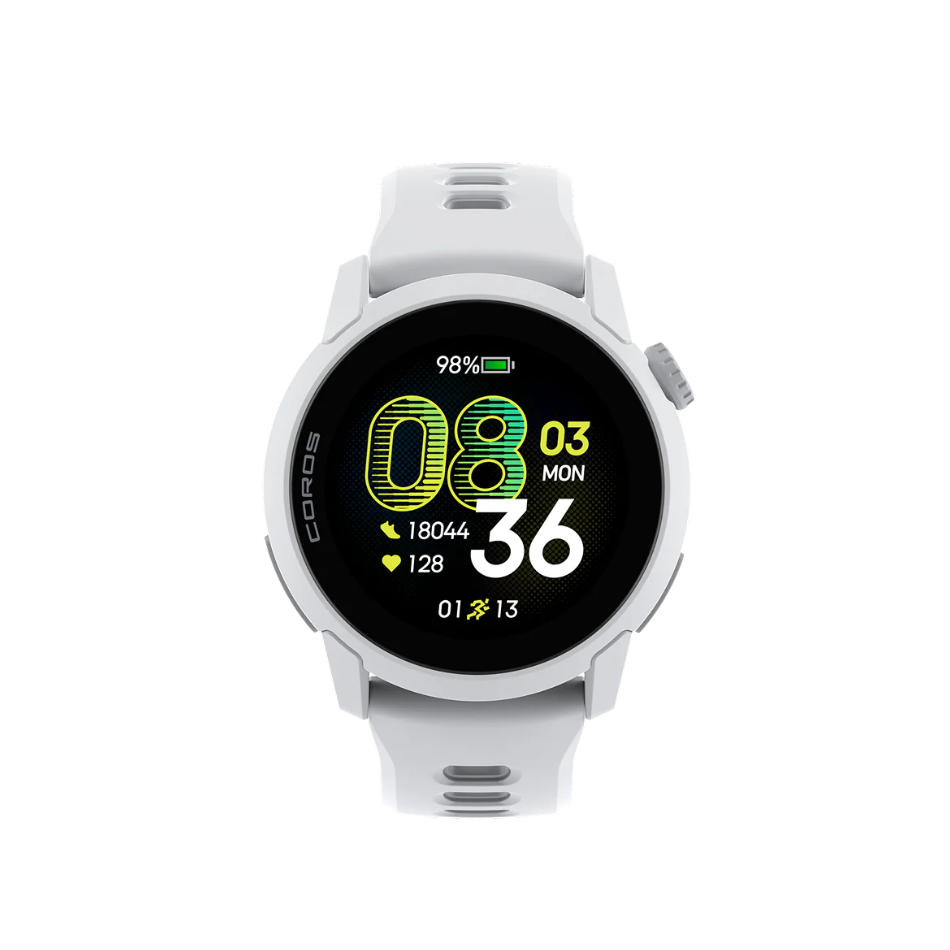 Coros Pace 4 GPS Sport Watch in White/Silicone SS26