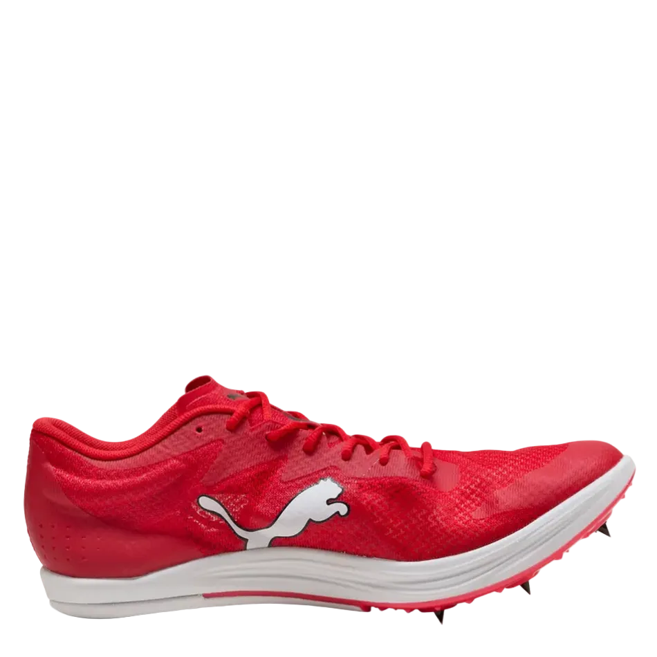 PUMA Unisex evoSPEED Long Distance Running Spikes in All Time Red/PUMA White/PUMA Black SS26