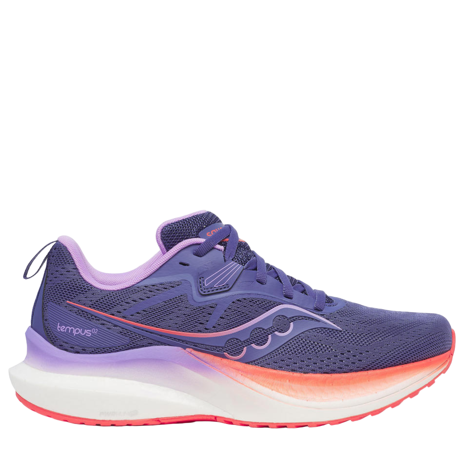 Saucony Women's Tempus 2 Running Shoes in Marine/Crocus