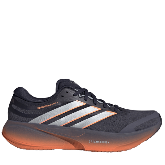 adidas Men's Supernova Solution 3 Running Shoes in Aurora Onix/silver met./Lucid Orange SS26