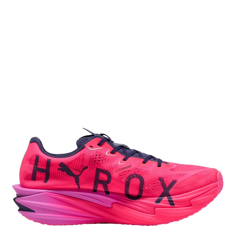 PUMA Women's Deviate NITRO Elite 4 HYROX Running Shoes in Pure Pink-Electric/Orchid-Deep Plum SS26