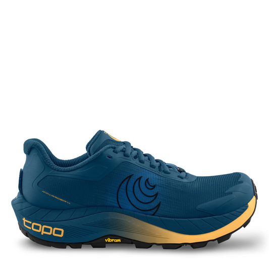 Topo Men's MTN Racer 4 Running Shoes in Navy/Orange AW25