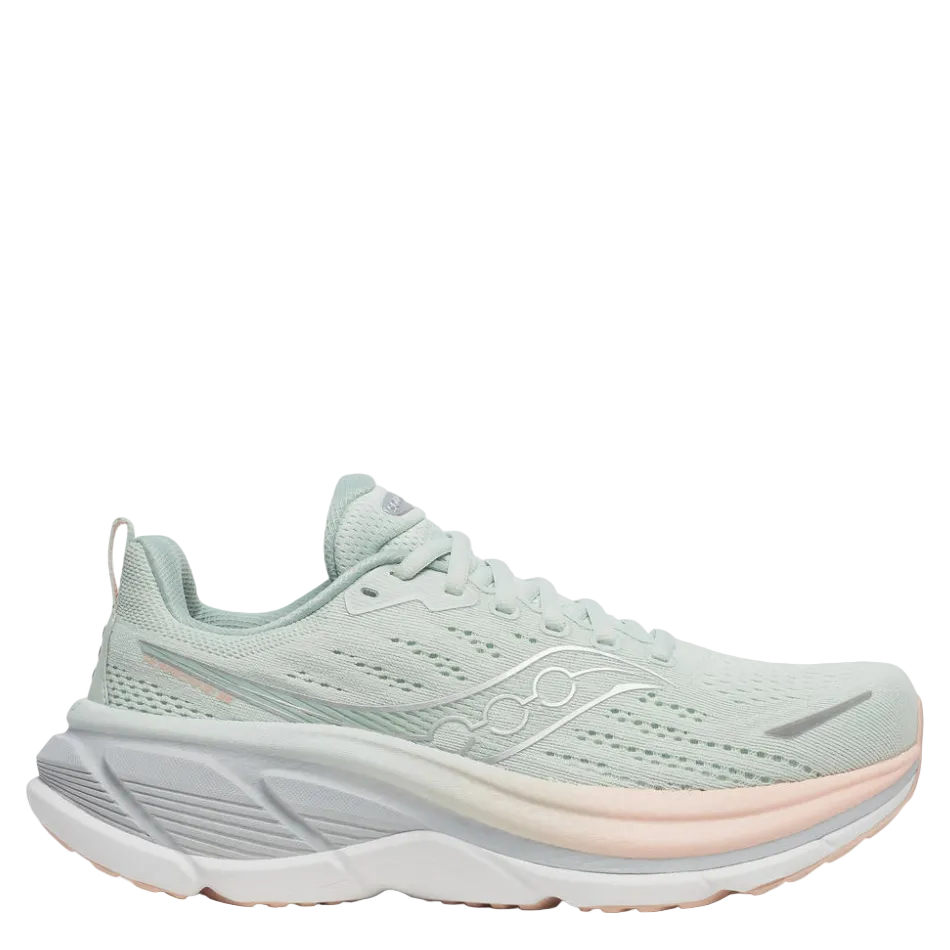 Saucony Women's Hurricane 25 Running Shoes in Mist/Cameo SS26