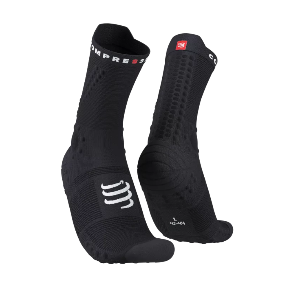 Compressport Unisex Pro Racing Socks V4 Trail in Black SS26