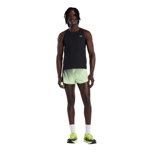 New Balance Men's RC Ultralight Printed Shorts 3" in Afterglow SS26