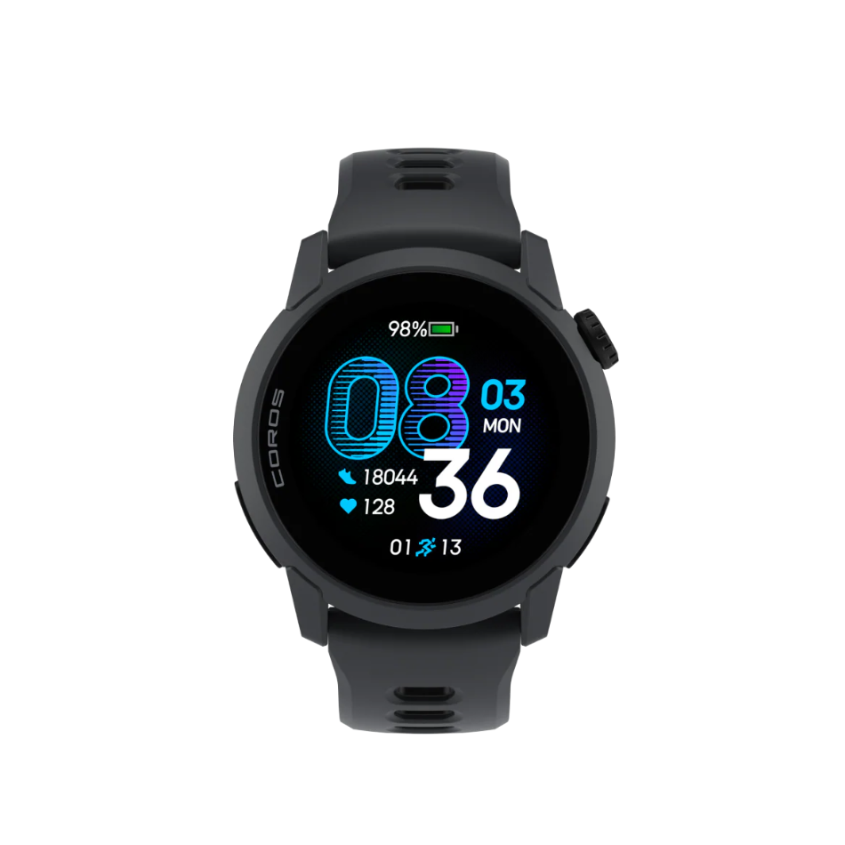 Coros Pace 4 GPS Sport Watch in Black/Silicone SS26