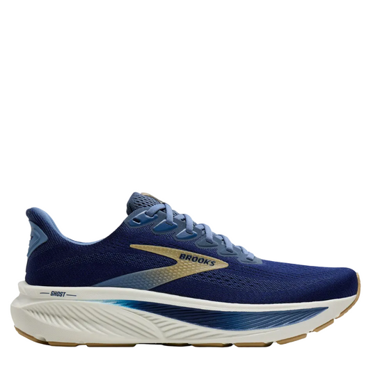 Brooks Men's Ghost 17 Running Shoes in Beacon Blue/Moonlight/Starfish SS26