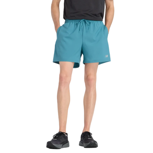 New Balance Men's Sport Essentials Short 5" in Big Teal/Slate Grey SS26