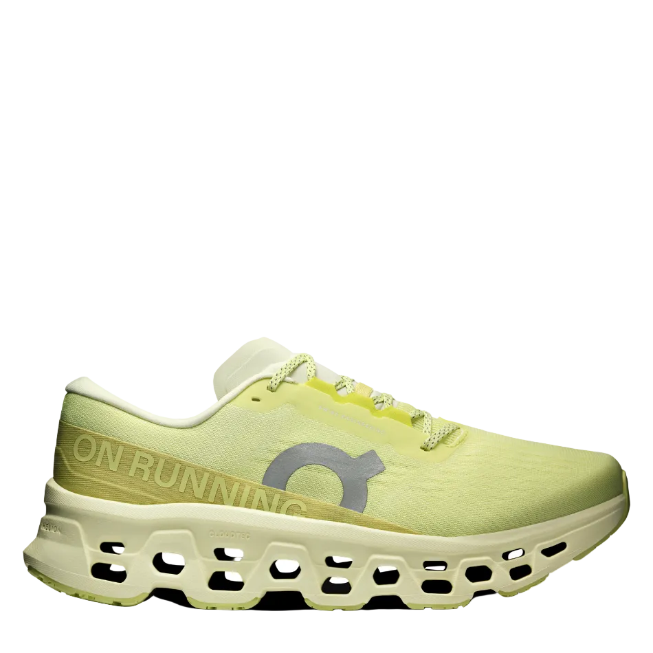 On Men's Cloudmonster 3 Running Shoes in Limelight/Seedling SS26