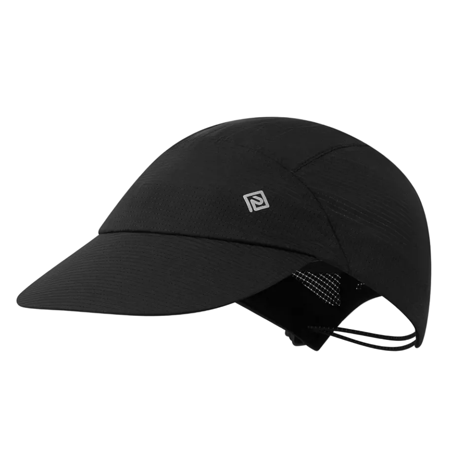 Ronhill Unisex Race Cap in All Black SS26