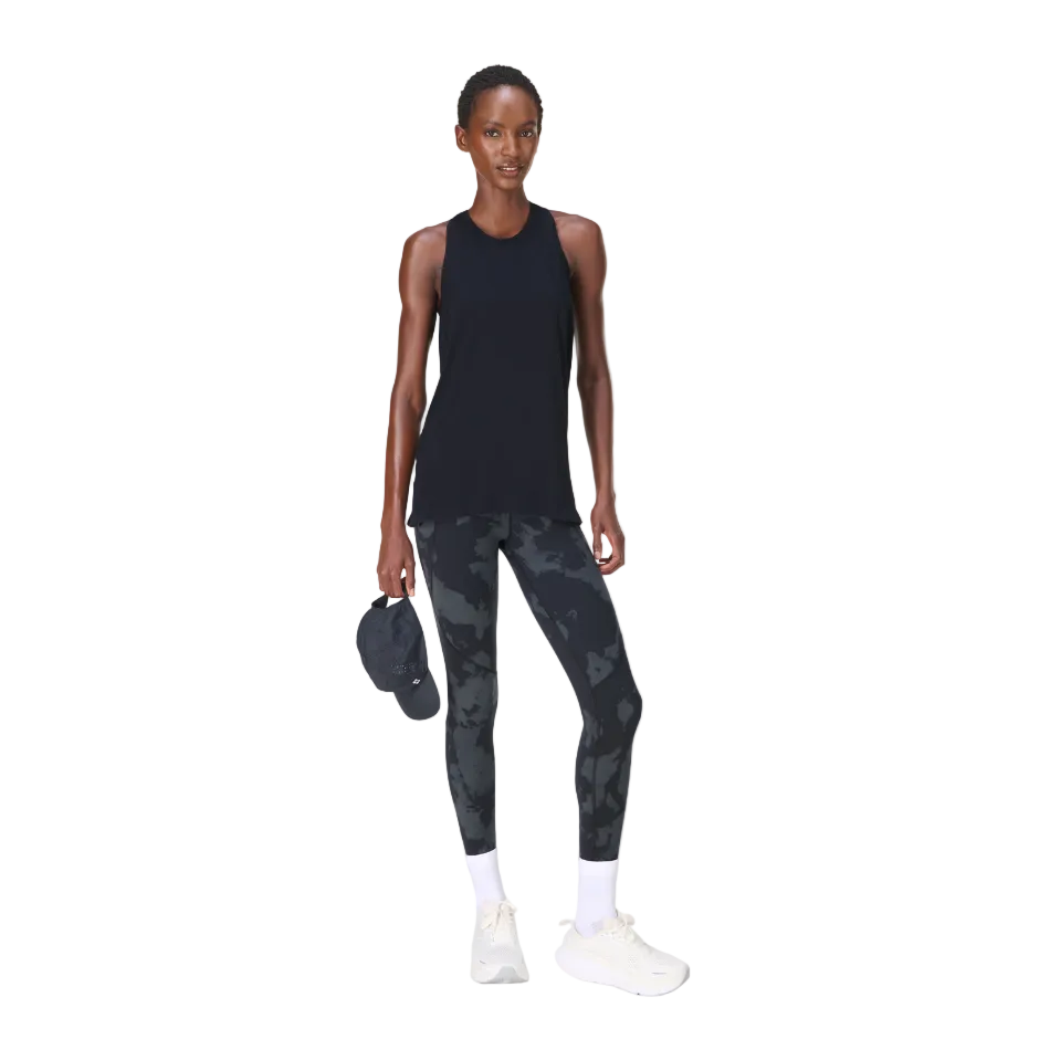Sweaty Betty Athlete Featherweight Loose Seamless Tank in Black SS26