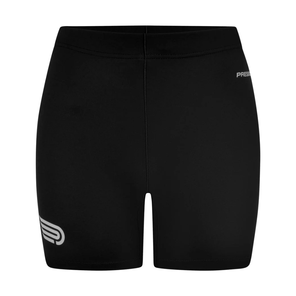 Pressio Women's EQ 3" Short Mid Rise in Black AW25