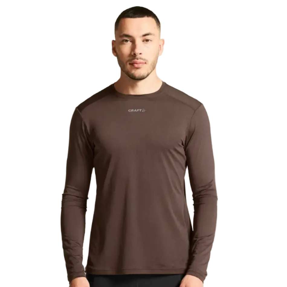 Craft Men's ADV Essence Long Sleeved Tee 2 in Prune SS26