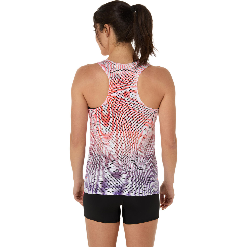 ASICS Women's Metaspeed Running Singlet in Flash Red AW25
