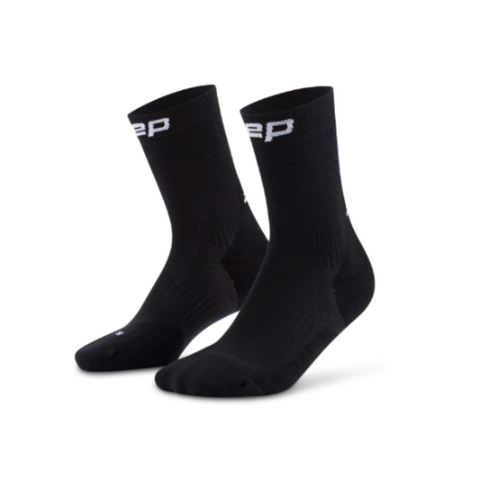 CEP Women's Core Run 5.0 Mid Cut Sock in Black