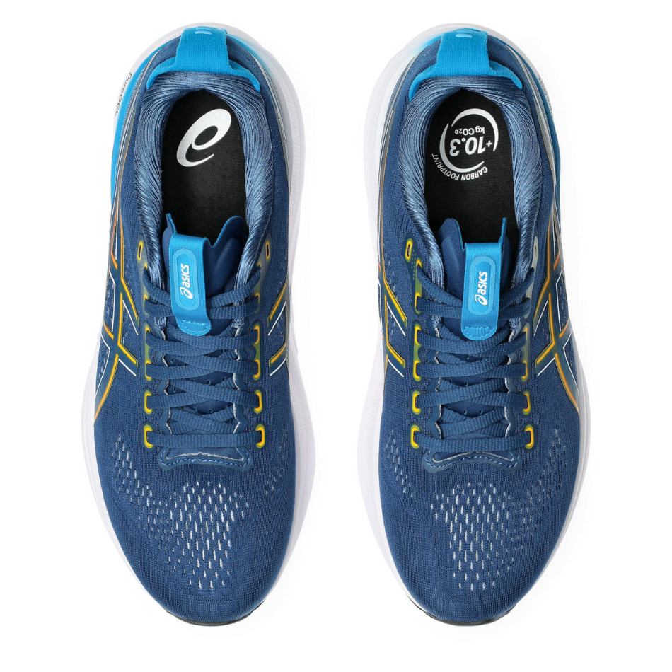 ASICS Men's GEL-KAYANO 32 Running Shoes in Twilight Blue/Anzu SS26