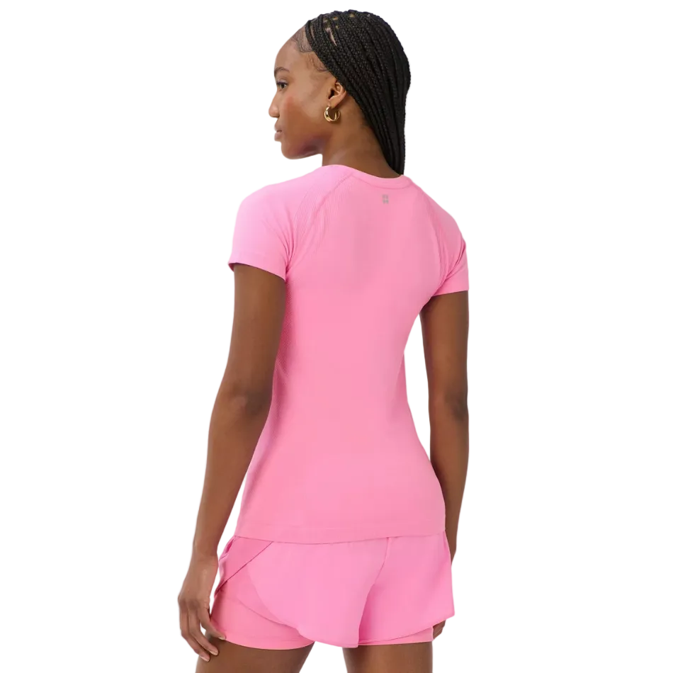 Sweaty Betty Athlete Seamless Workout T-Shirt in Guava Pink SS26