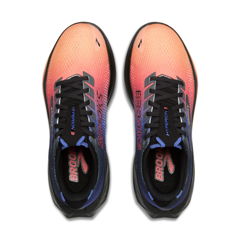 Brooks Men's Hyperion 3 Running Shoes in Blue/Coral/Papaya SS26