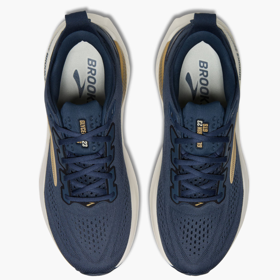 Brooks Men's Glycerin GTS 23 Running Shoes in Blue/Spellbound/Starfish SS26