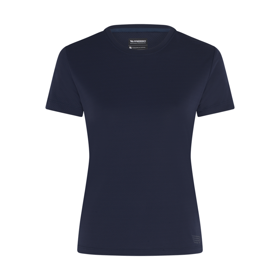 Pressio Women's Sustain Short Sleeved Top in Navy AW25