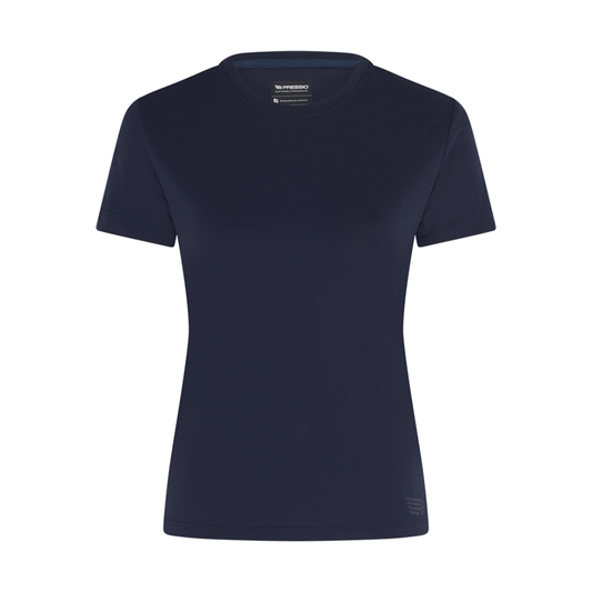 Pressio Women's Sustain Short Sleeved Top in Navy AW25